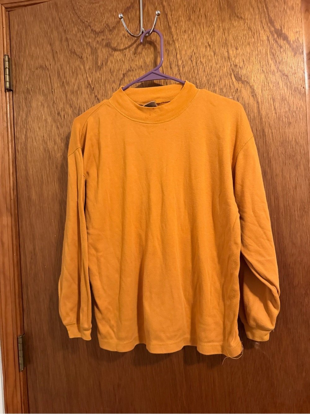Men's Relaxed Crewneck Sweatshirt in Mustard